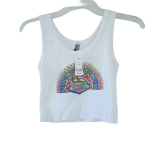New Las Vegas Tank Top with Las Vegas Sign Graphic XS Women